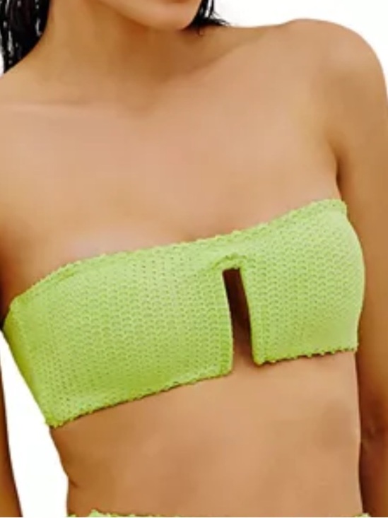 Vix Paula Hermanny Other - ViX Paula Hermanny
Scales Sandy Bandeau Bikini Top in Lime NWT